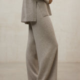 베이지 카브릴 트라우저